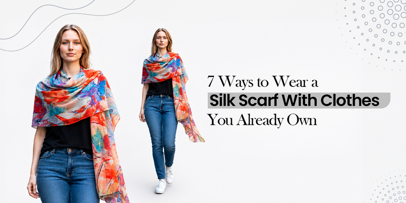 7 Ways to Wear a Silk Scarf With Clothes You Already Own