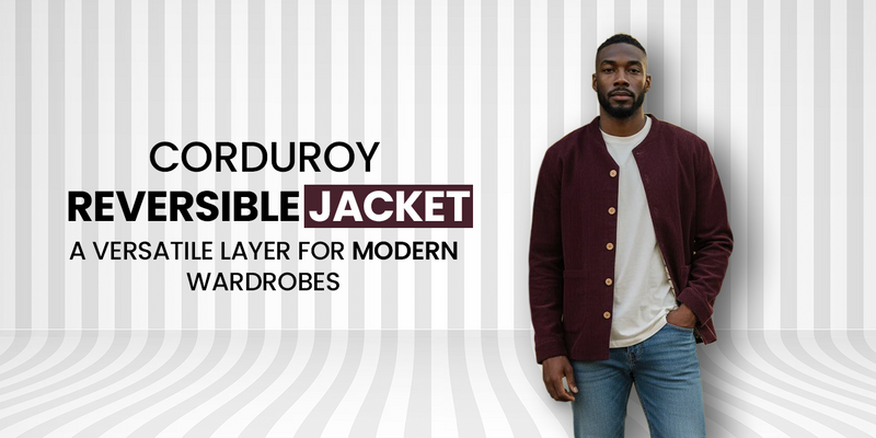 Corduroy Reversible Jacket: A Versatile Layer for Modern Wardrobes