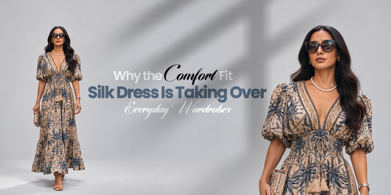 Why the Comfort Fit Silk Dress Is Taking Over Everyday Wardrobes