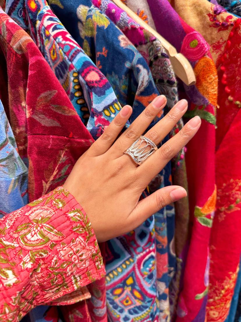 Filigree Silver Ring