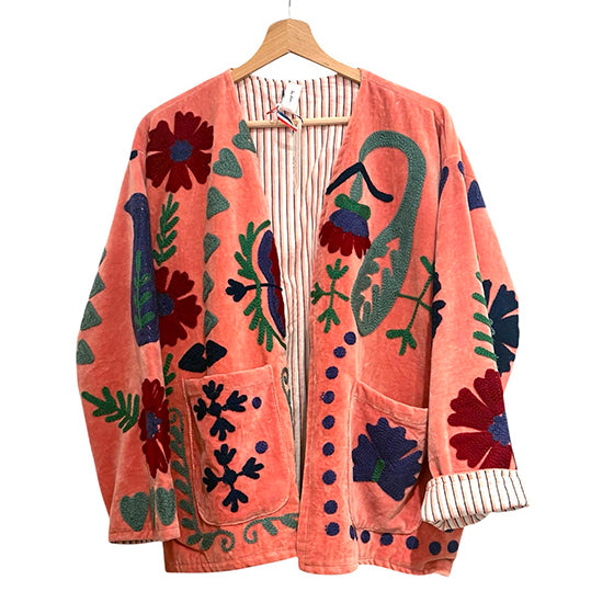 Velvet Emroidered Jacket
