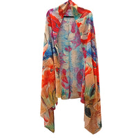 Wool Silk Mutlicolor Scarf