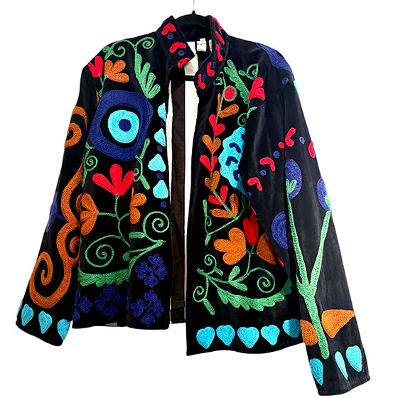 Velvet Embroidered Jacket