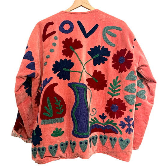 Velvet Emroidered Jacket