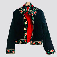 Velvet Embroidered Jacket