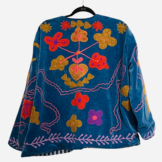 Velvet Embroidered Jacket