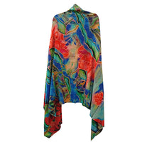 Wool Silk Lotus Scarf