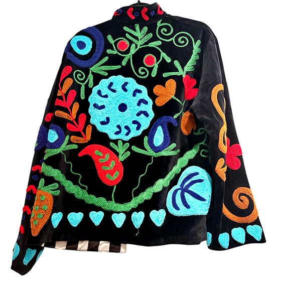 Velvet Embroidered Jacket