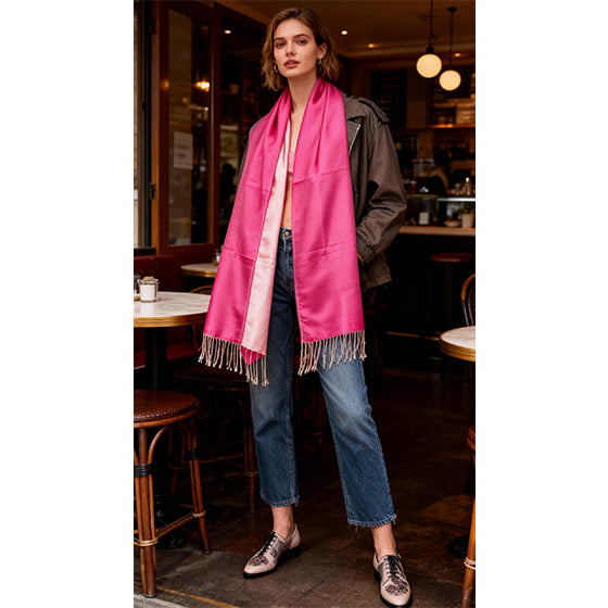 Silk Reversible Scarf