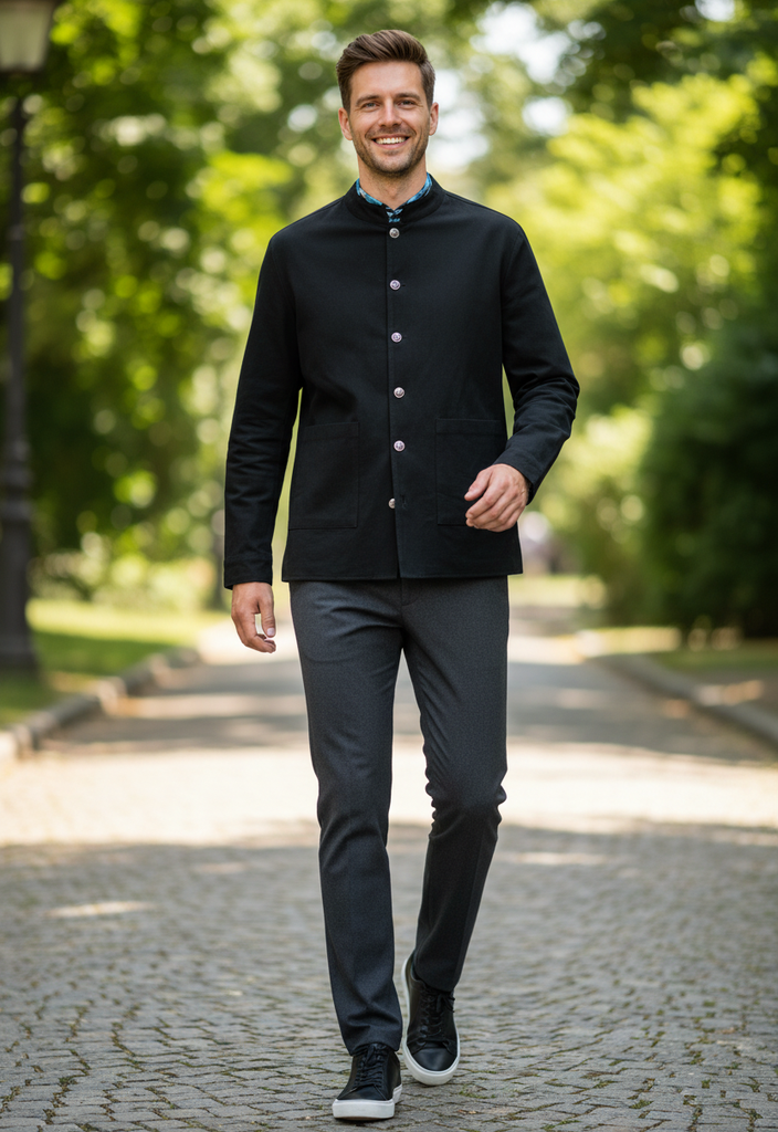 Men Cotton Reversible Jacket