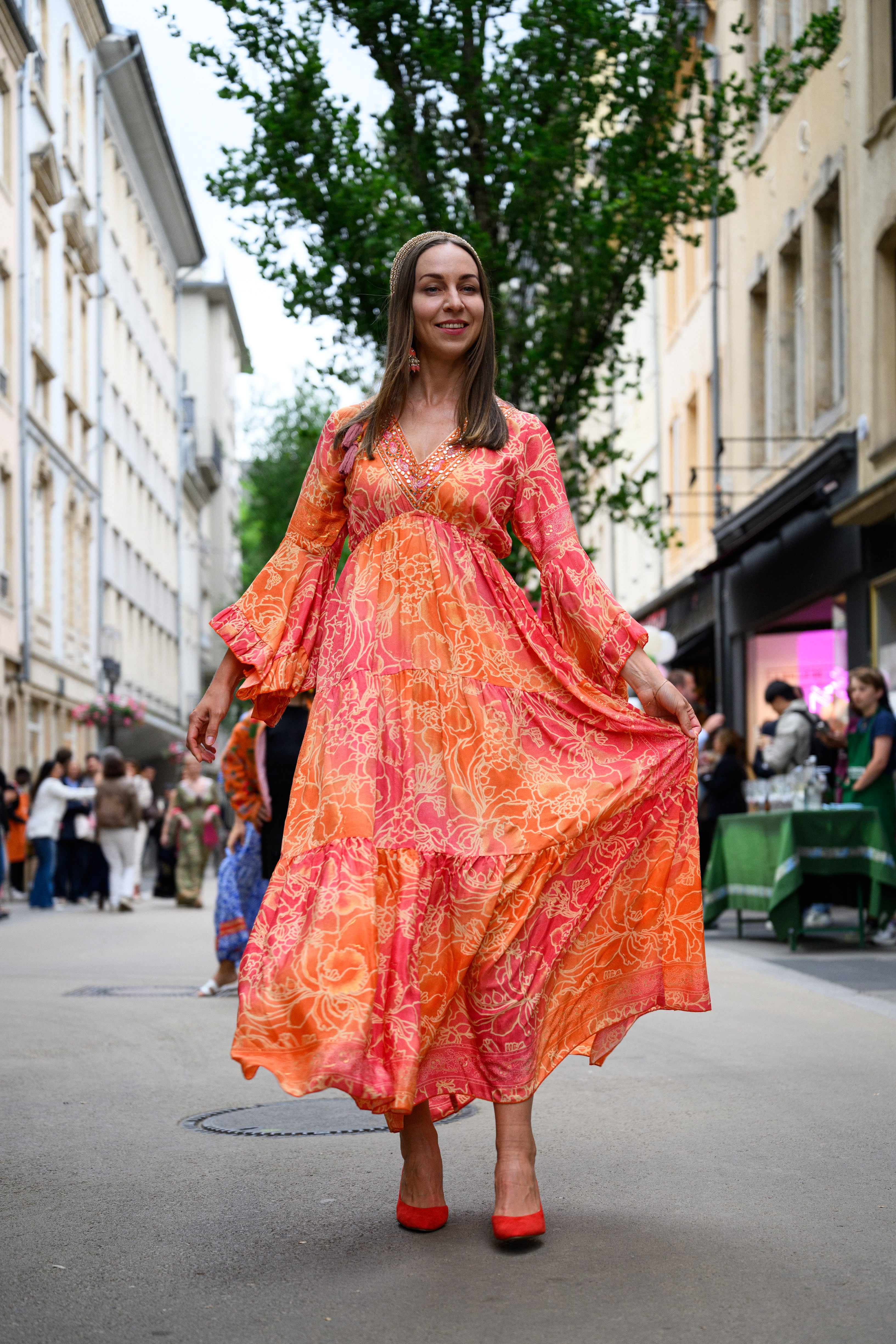 Silk-Viscose dress