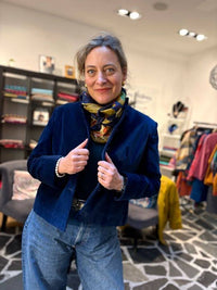 Velvet Unicolor Jacket