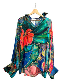 Viscose Satin Blouse Lotus
