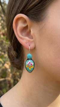 Bohemian-style dangle earring