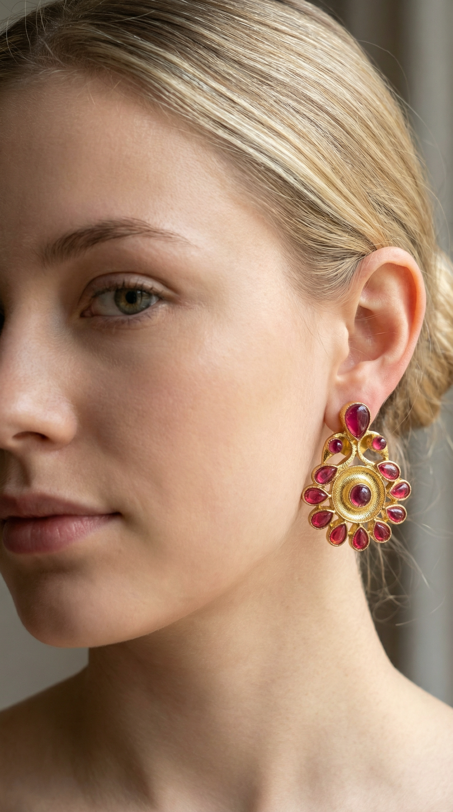 Floral Stud Earring