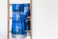 Les Sûtras Silk Scarf - Blue Tiles