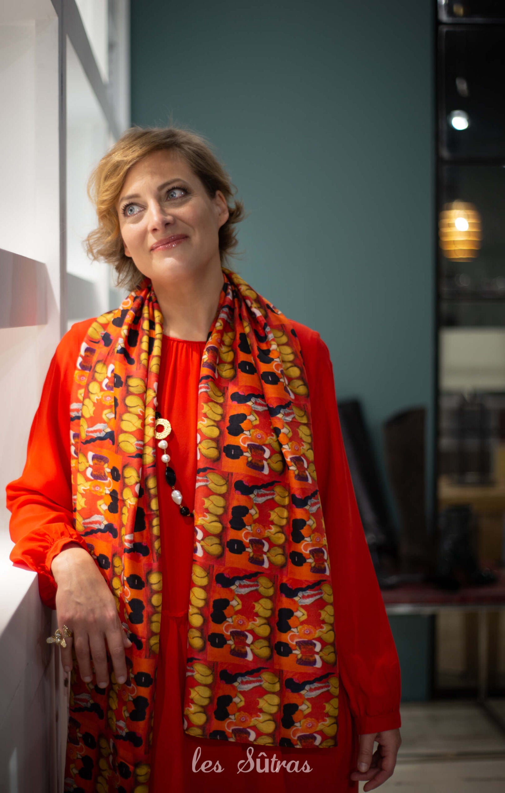 Les Sûtras Sakanana Silk Scarf - Bon Baisers de Kyoto