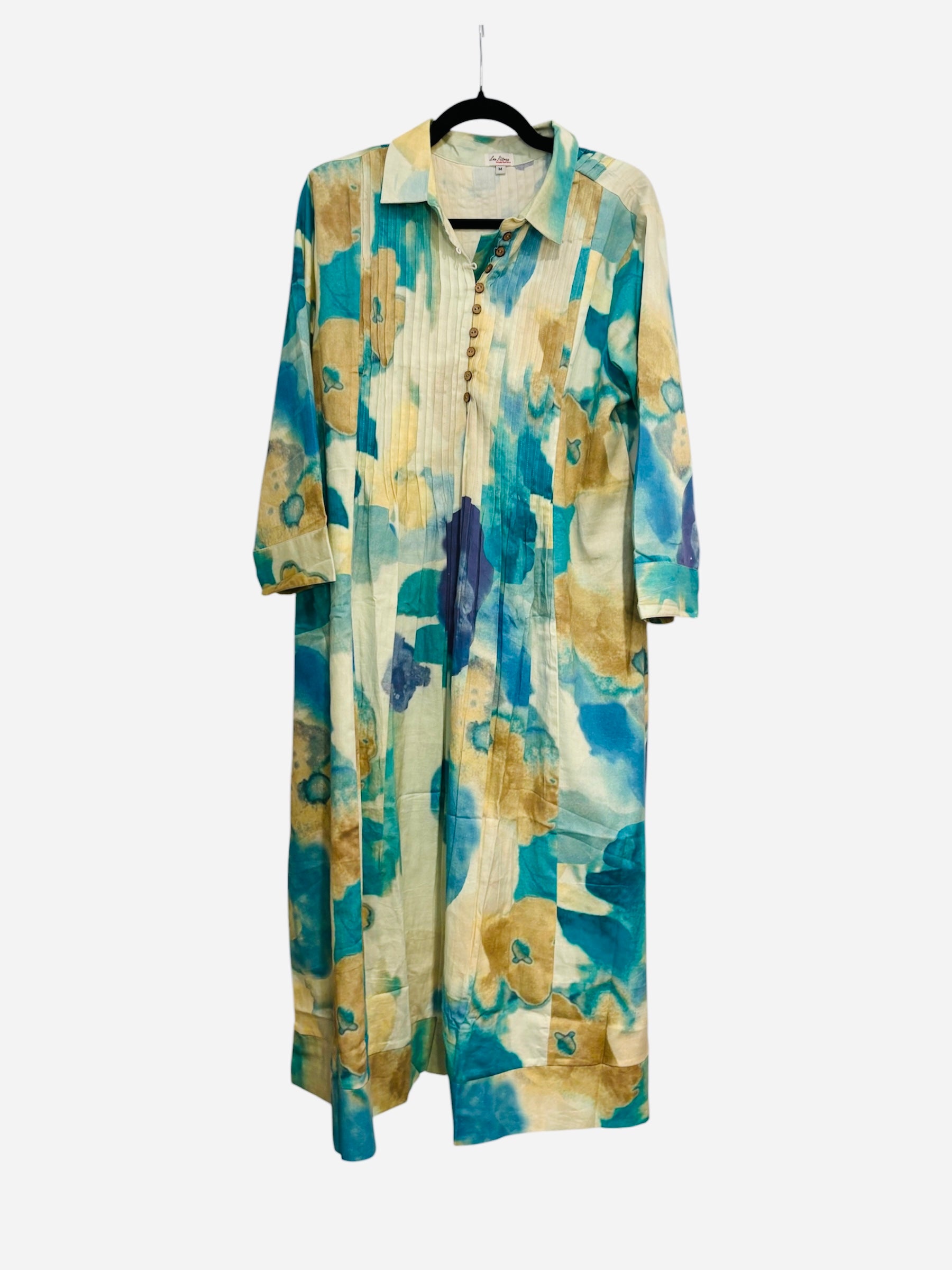 Long Cotton Pintex  Dress - 3