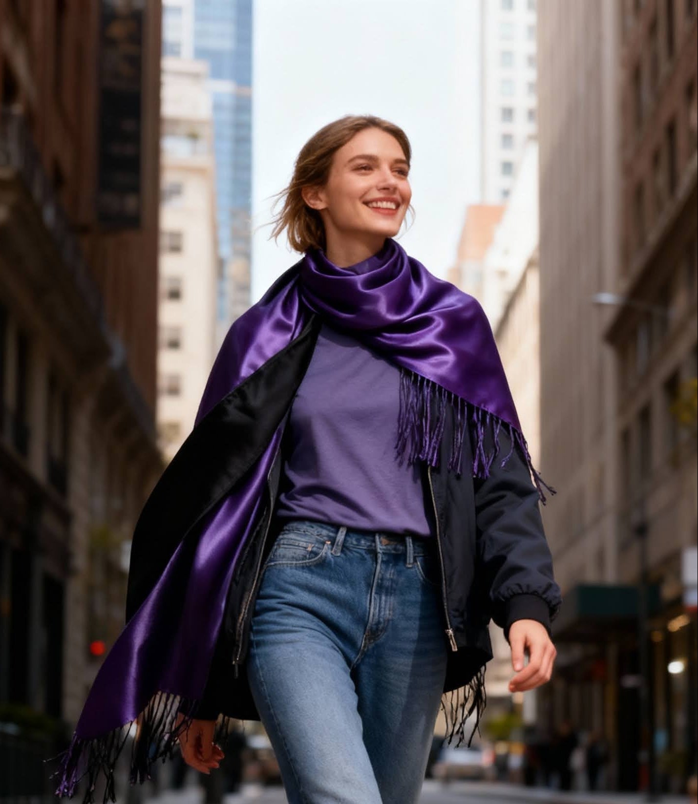 Silk Reversible Scarf