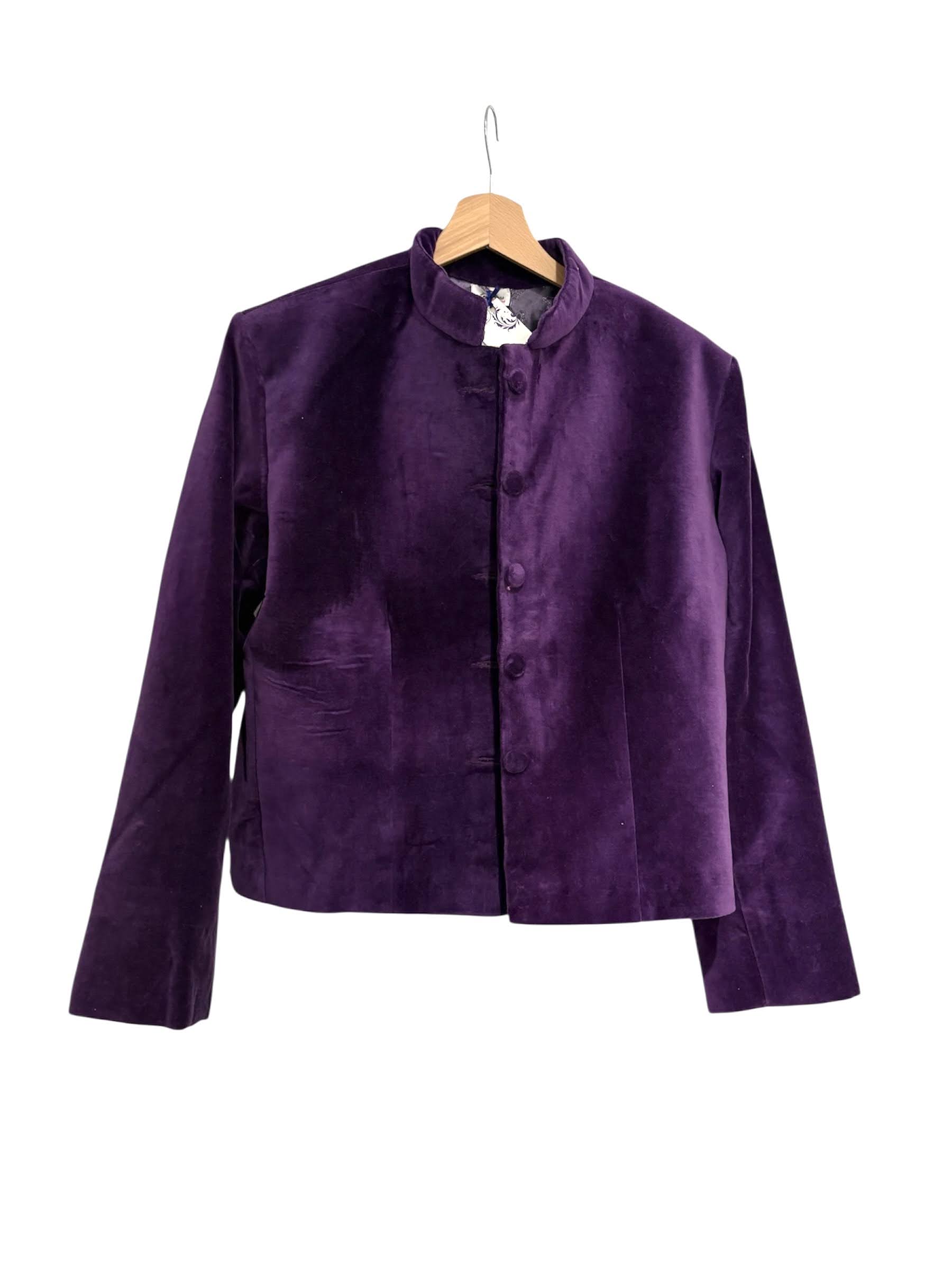 Velvet Unicolor Jacket