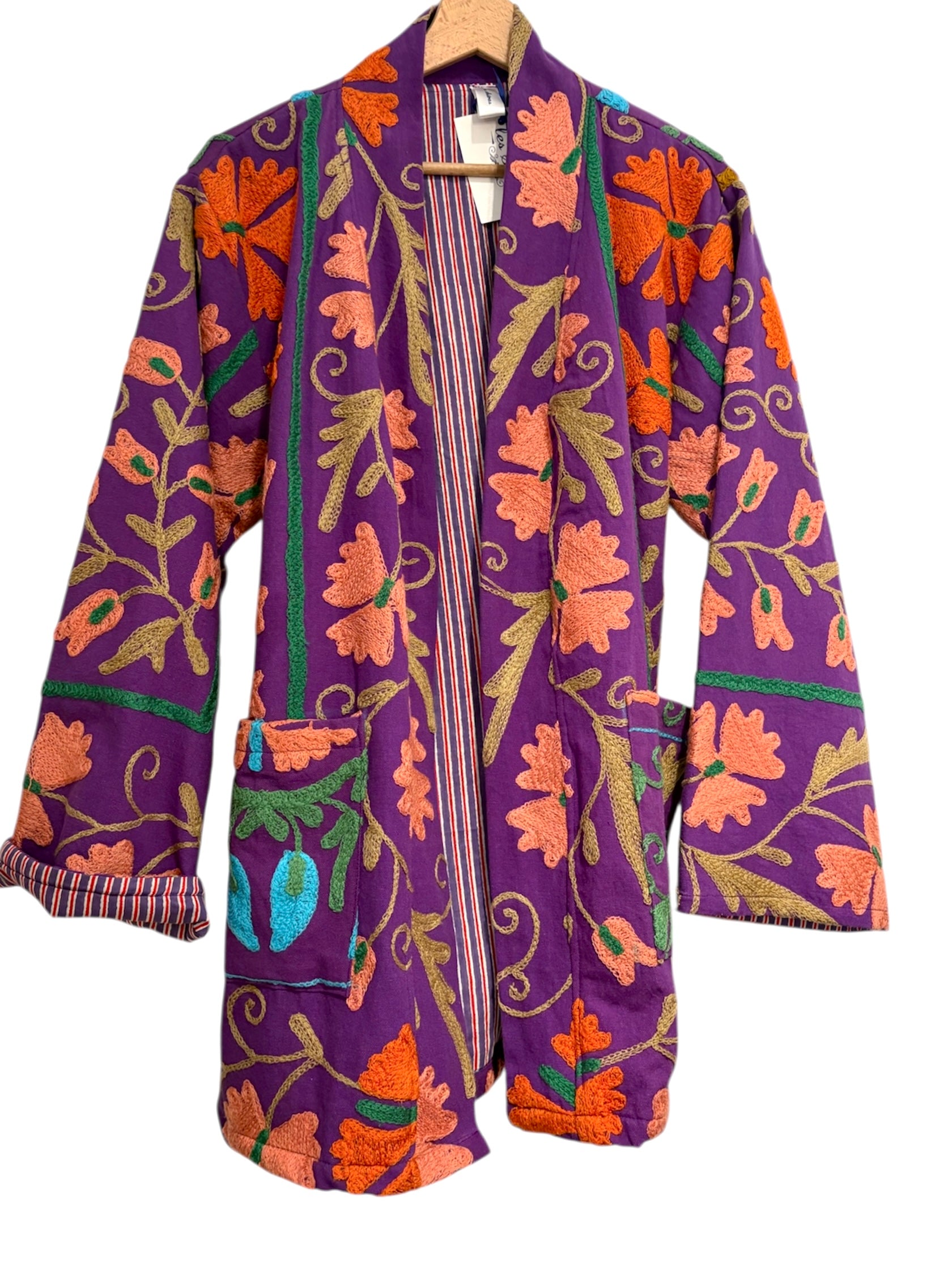 Cotton Embroidered Suzani Jacket