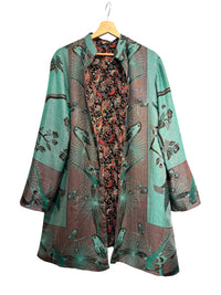 Silk Viscose Printed Jacket