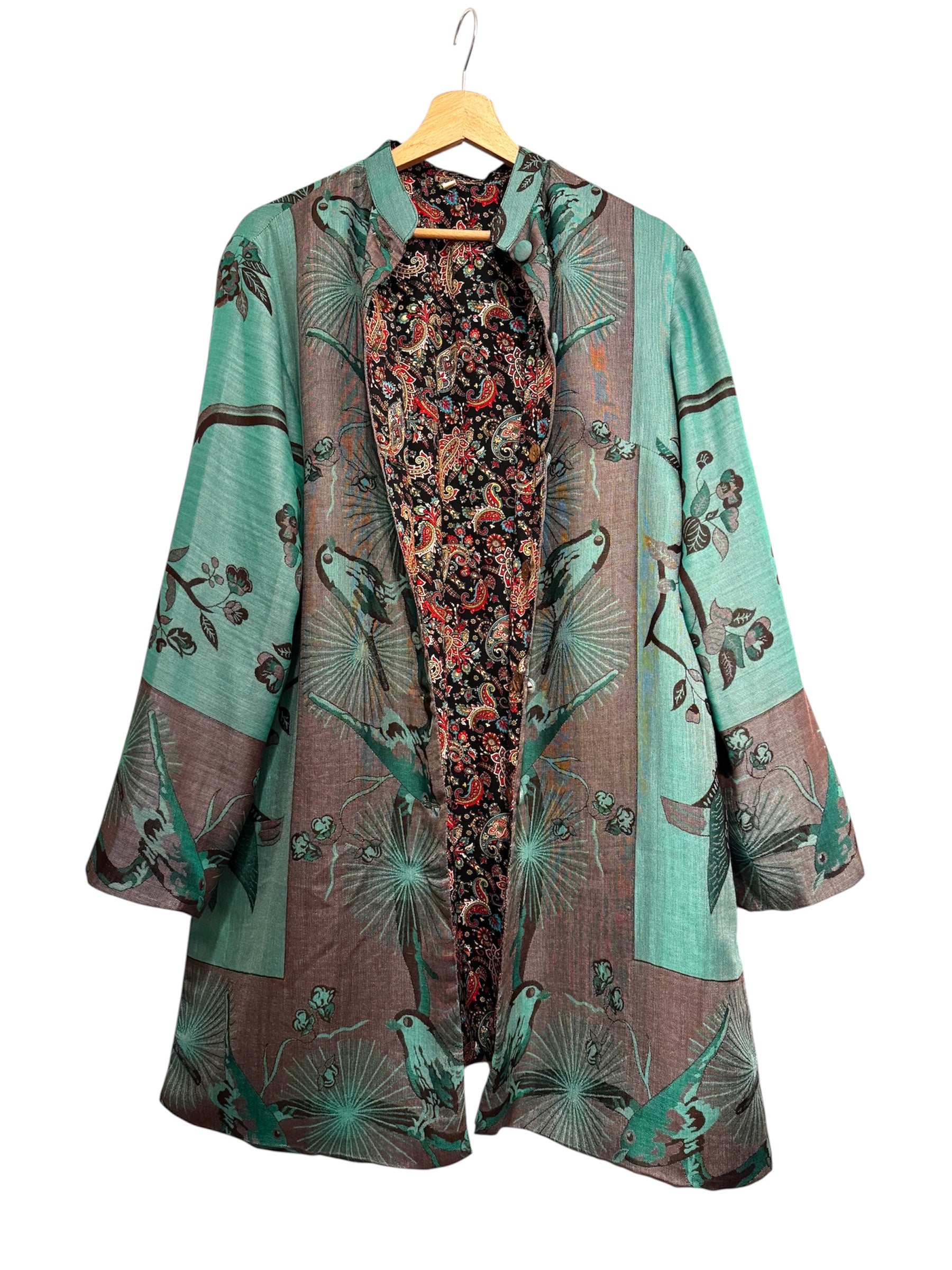 Silk Viscose Printed Jacket