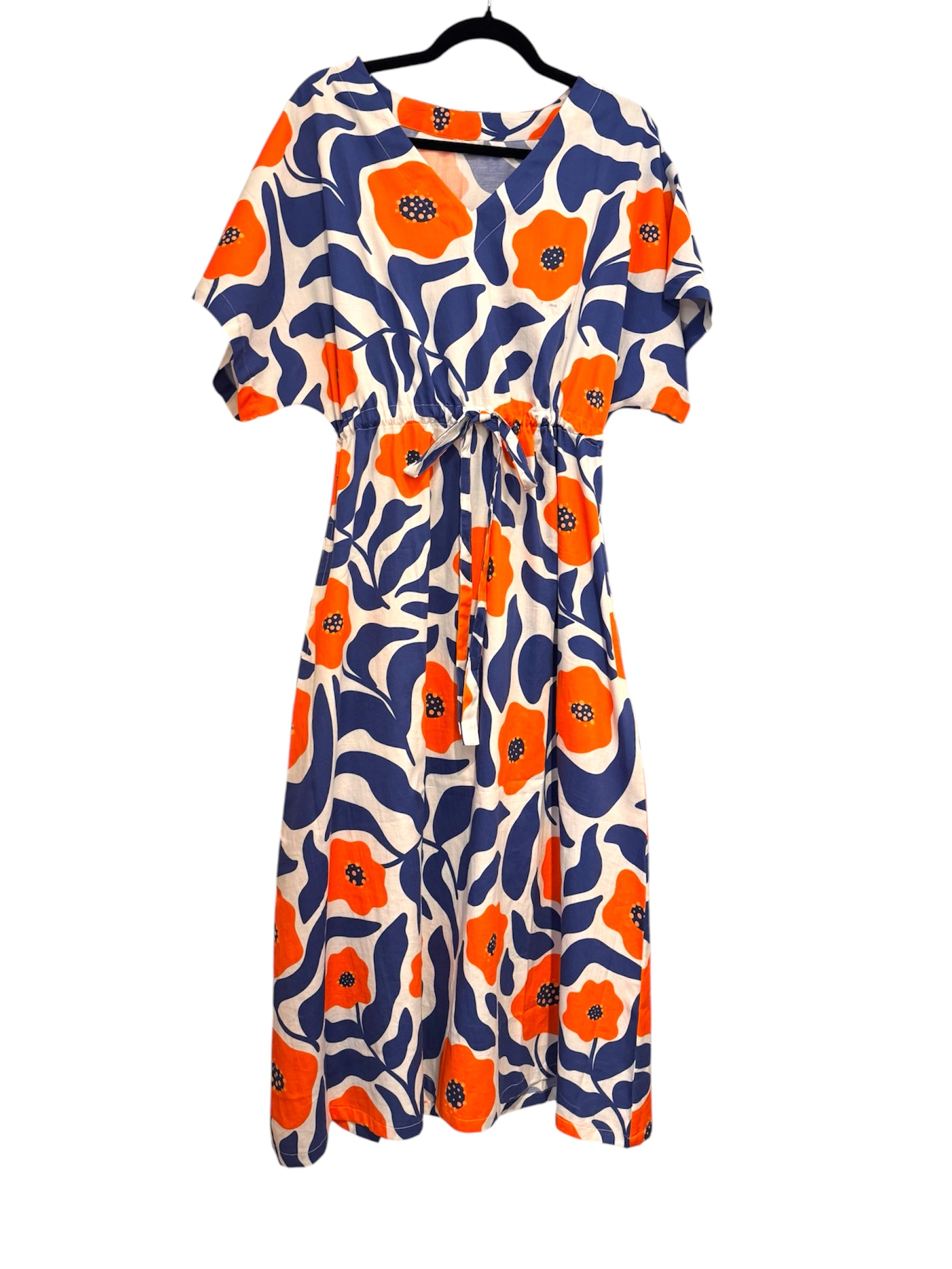 Floral Cotton Short Dress