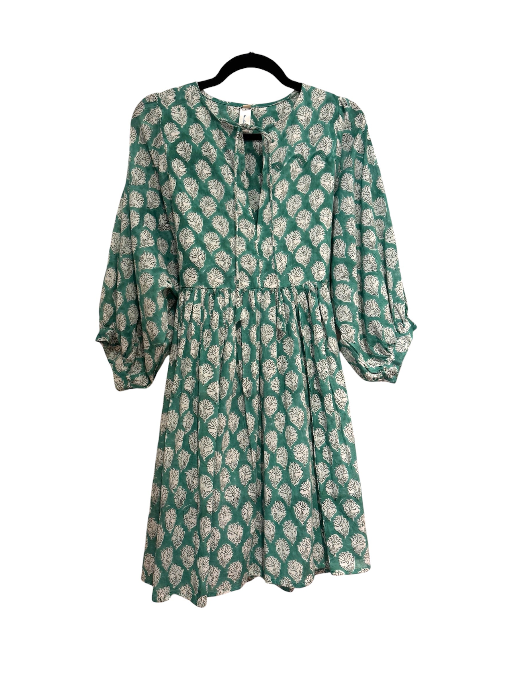 Robe multicolore en soie et viscose