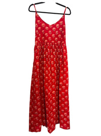 Robe multicolore en soie et viscose