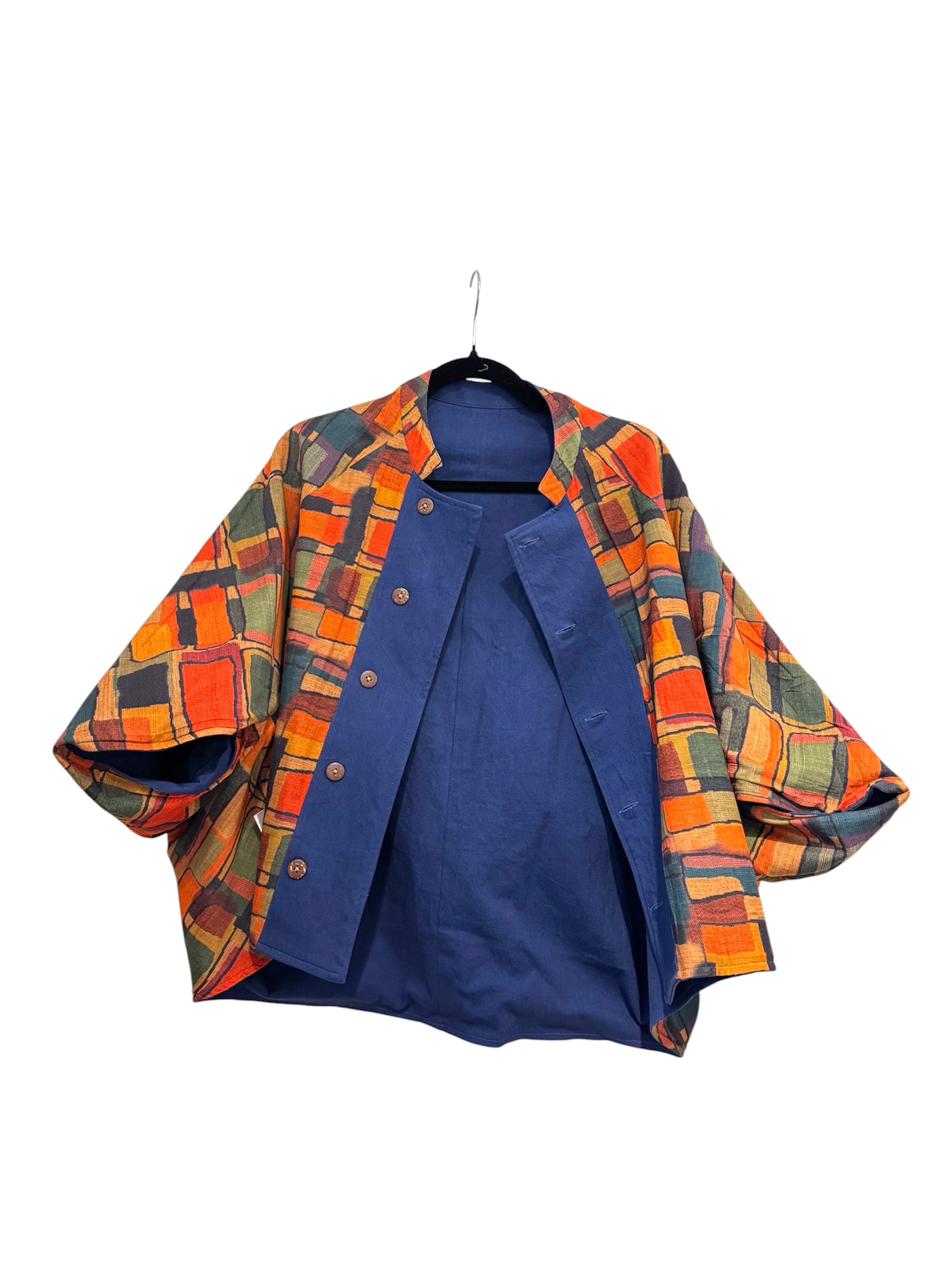 Veste réversible en velours côtelé