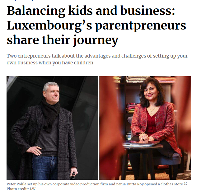Balancing kids and business