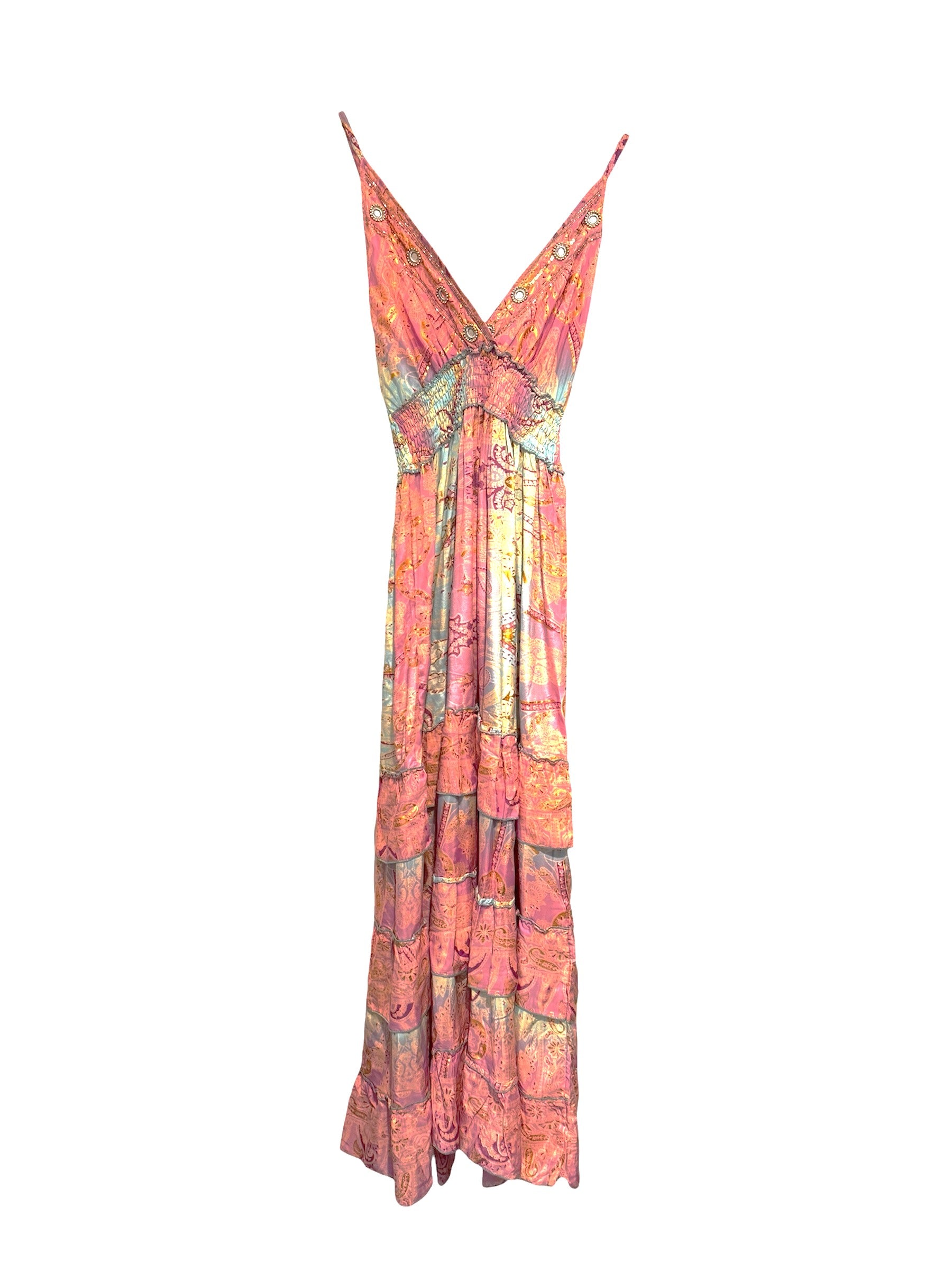 Les Sûtras Silk - Viscose Dress - Pink