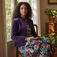 Velvet Unicolor Jacket