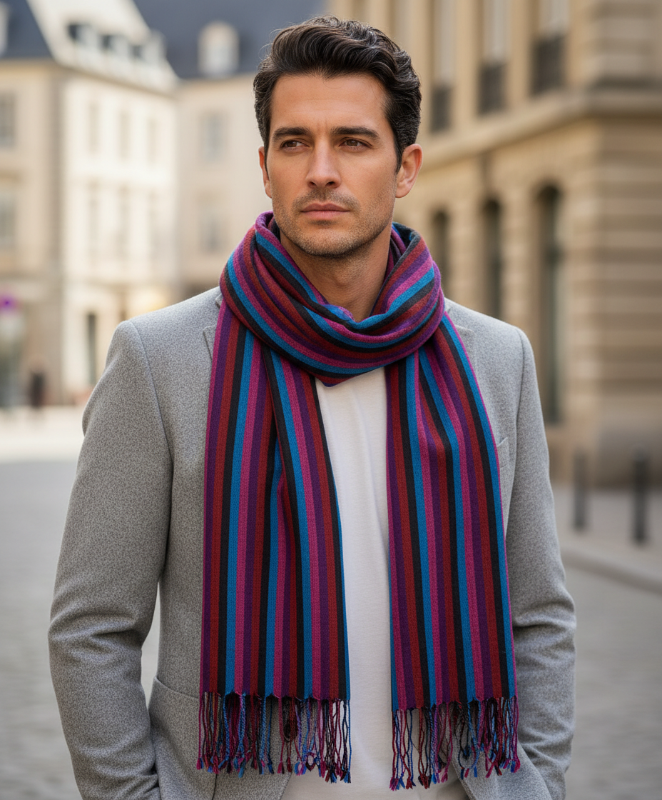 Wool-Silk Scarf