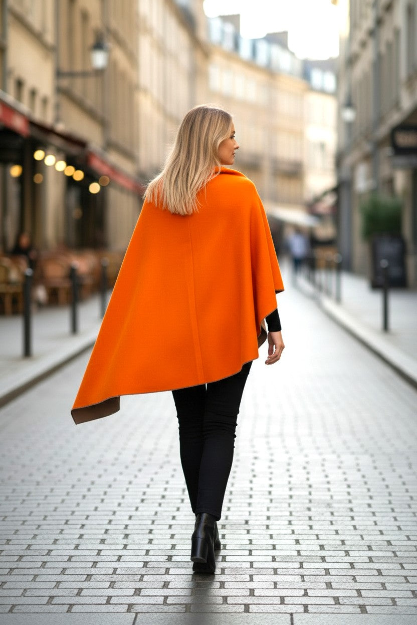 Reversible cape Wrap