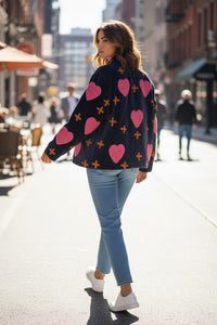 veste en velours brodée